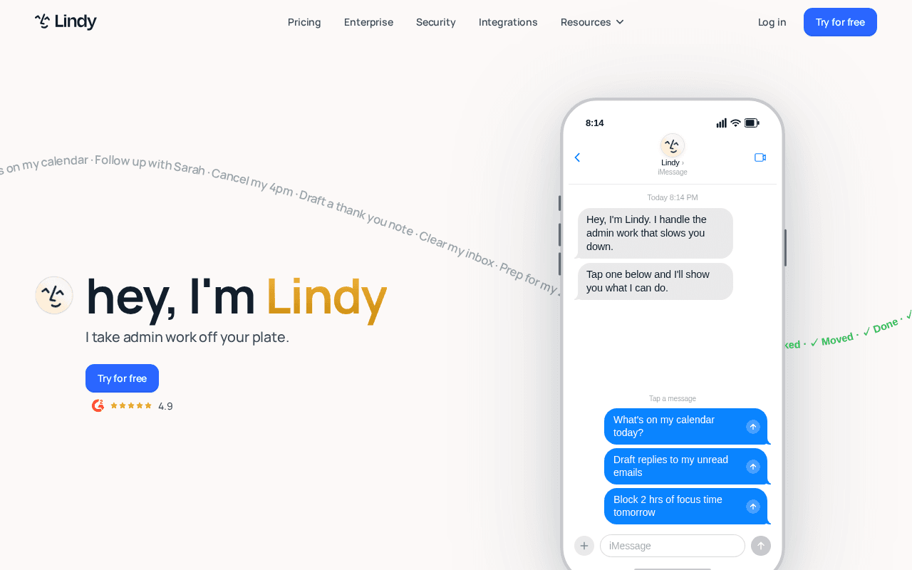 Lindy screenshot