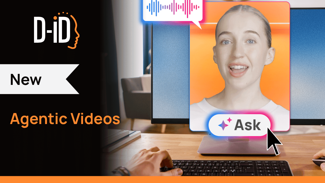 Agentic videos by D-ID screenshot