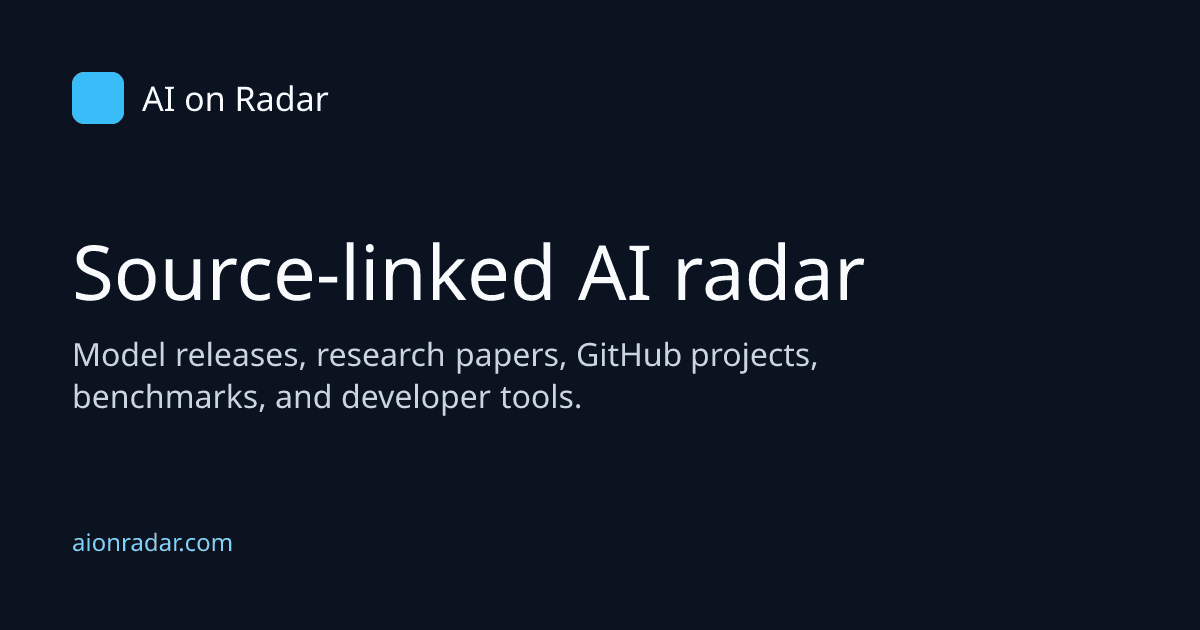 AI on Radar screenshot