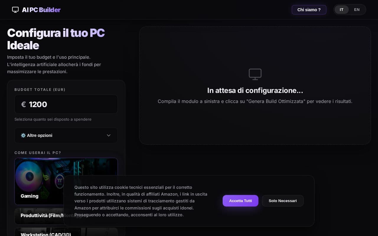 AI PC Builder screenshot