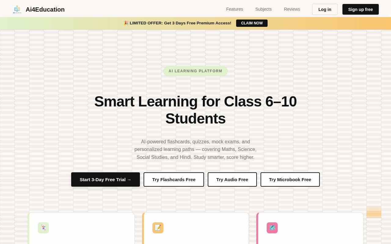 Ai4Education screenshot