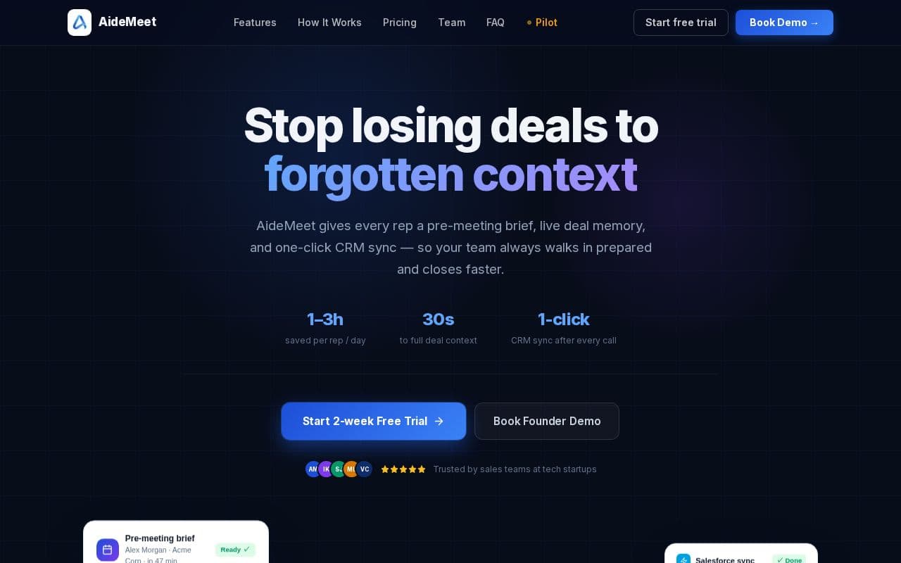 AideMeet screenshot