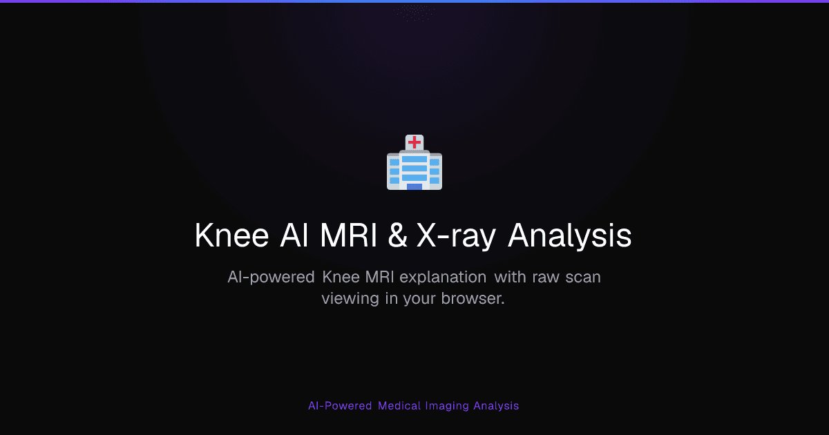Analyze My Knee screenshot