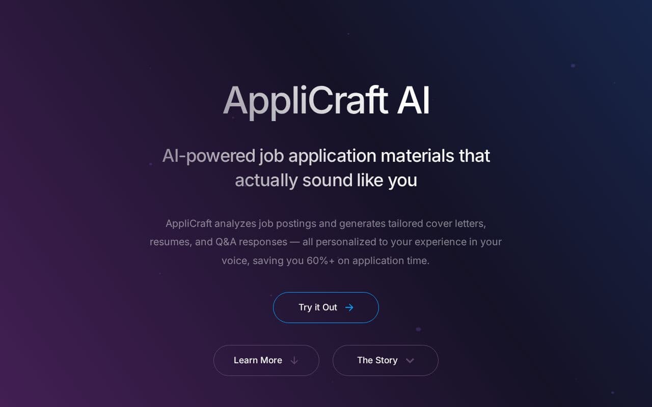 AppliCraft AI screenshot