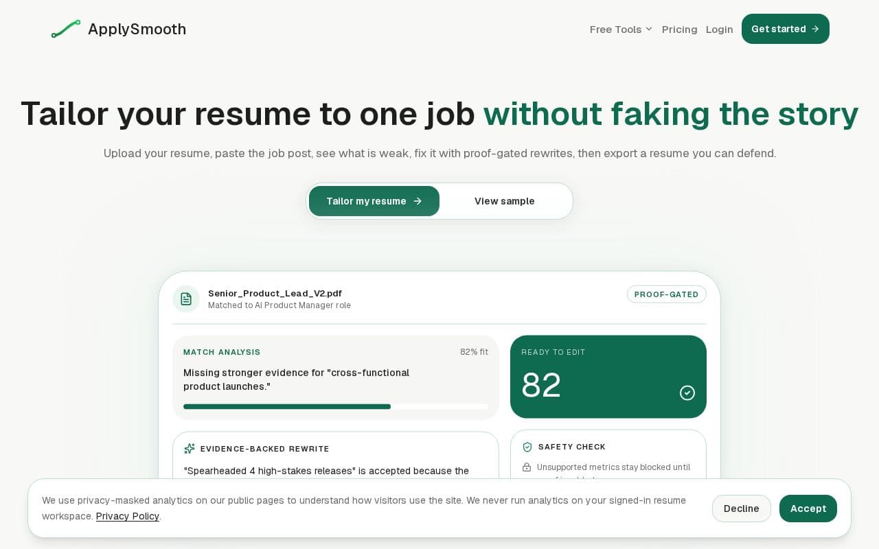 ApplySmooth screenshot