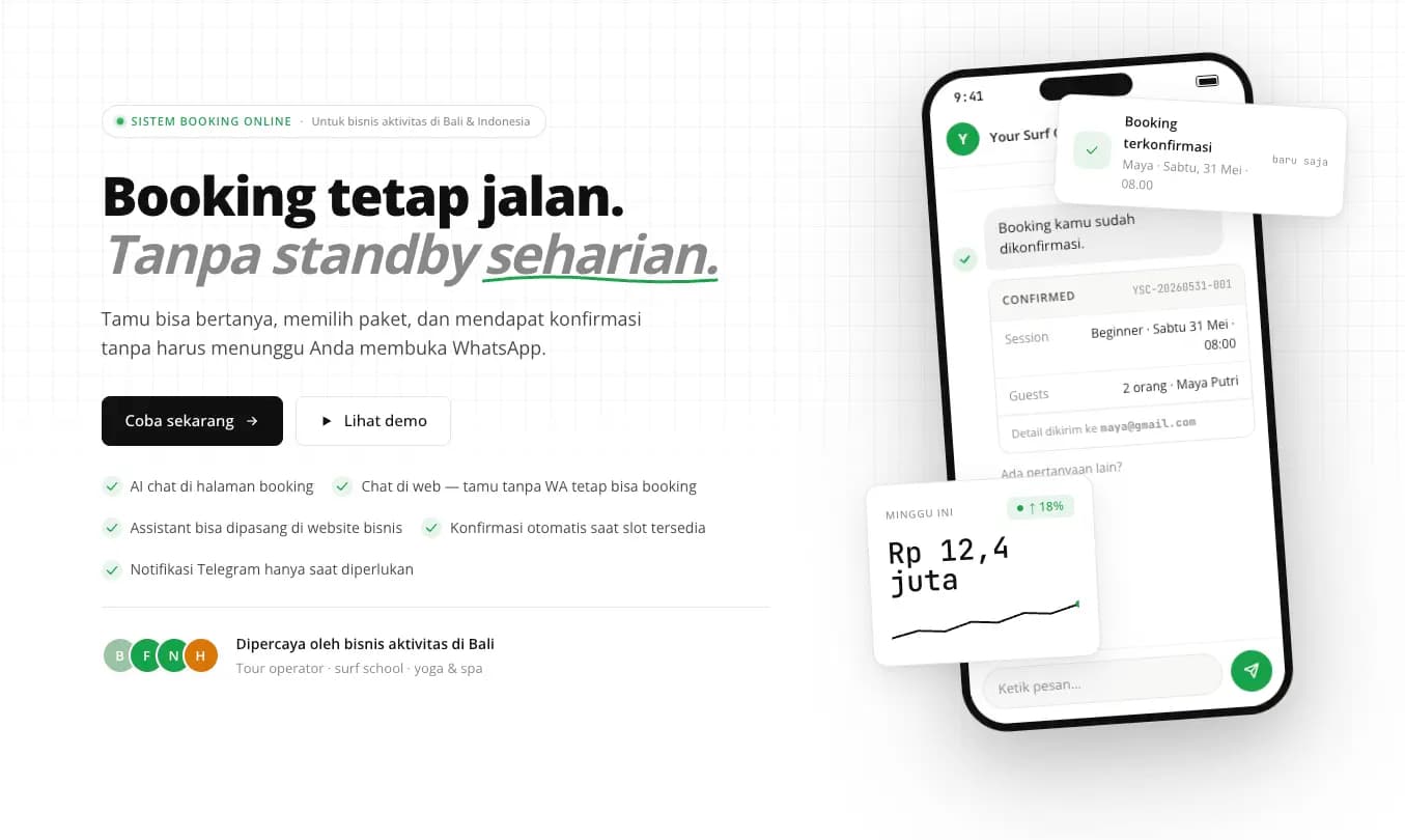 Arion Booking screenshot