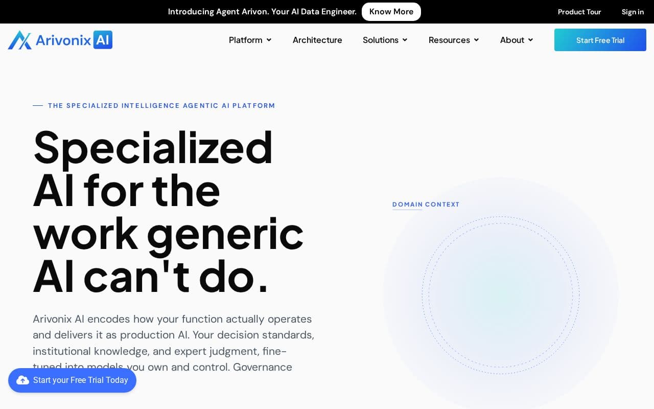 Arivonix AI screenshot