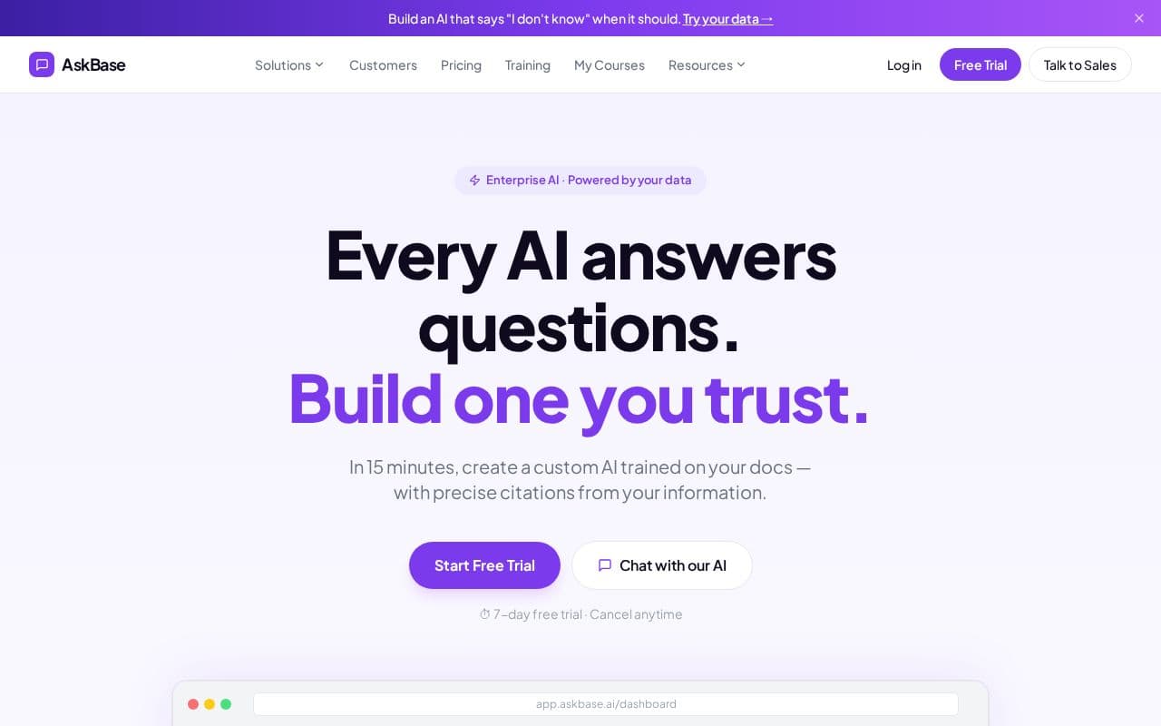 AskBase screenshot