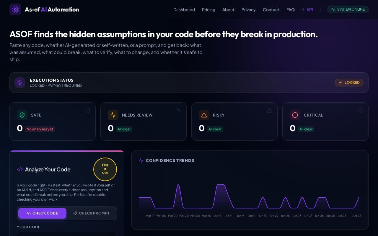 ASOF.ai Automation  screenshot
