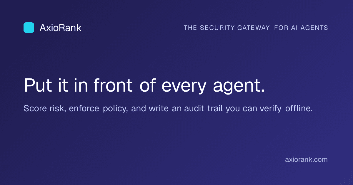 AxioRank screenshot
