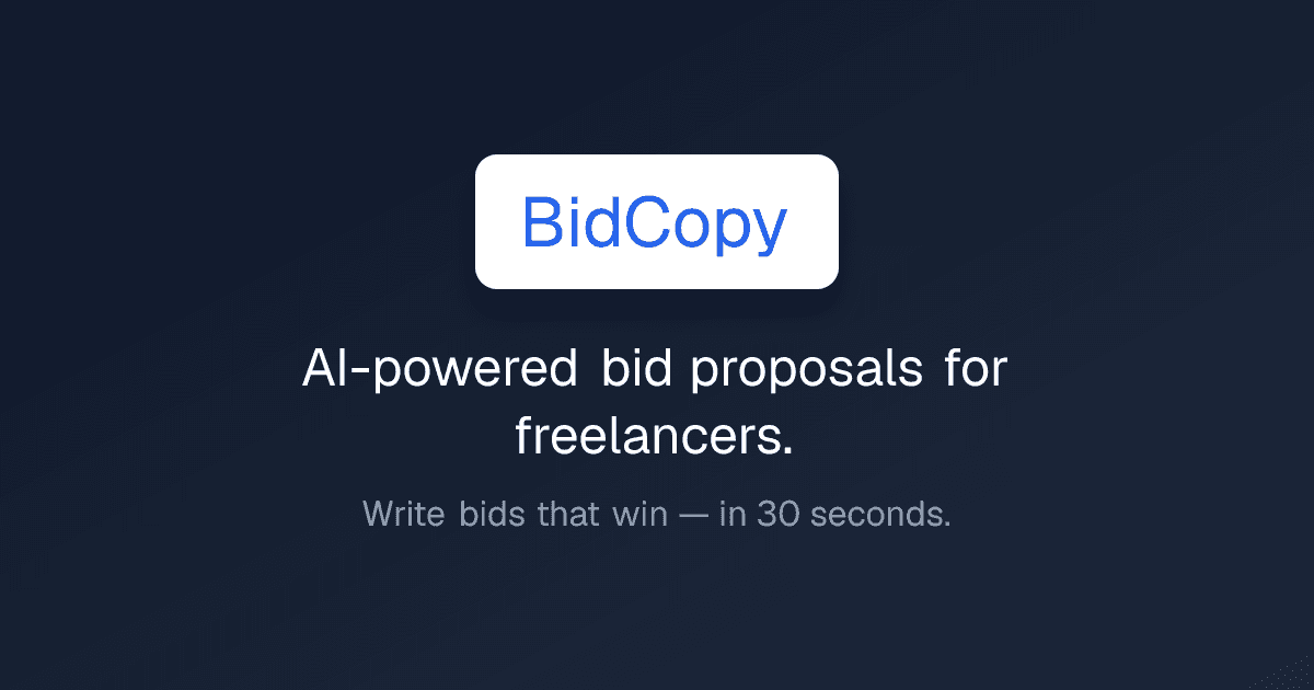 BidCopy screenshot