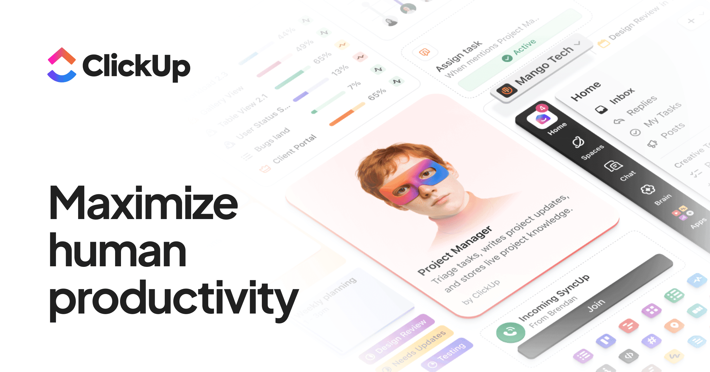 Brain² by ClickUp screenshot