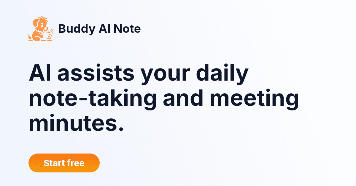 Buddy AI Note screenshot