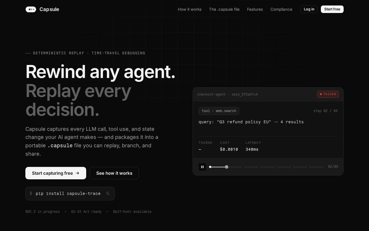 Capsule screenshot