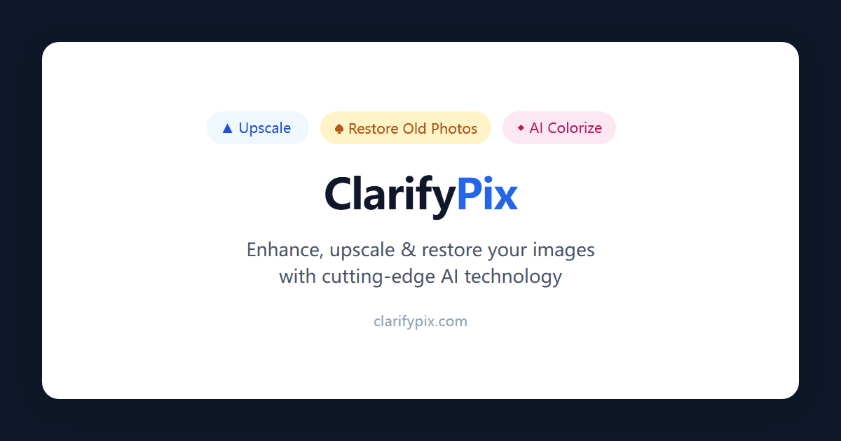 ClarifyPix screenshot