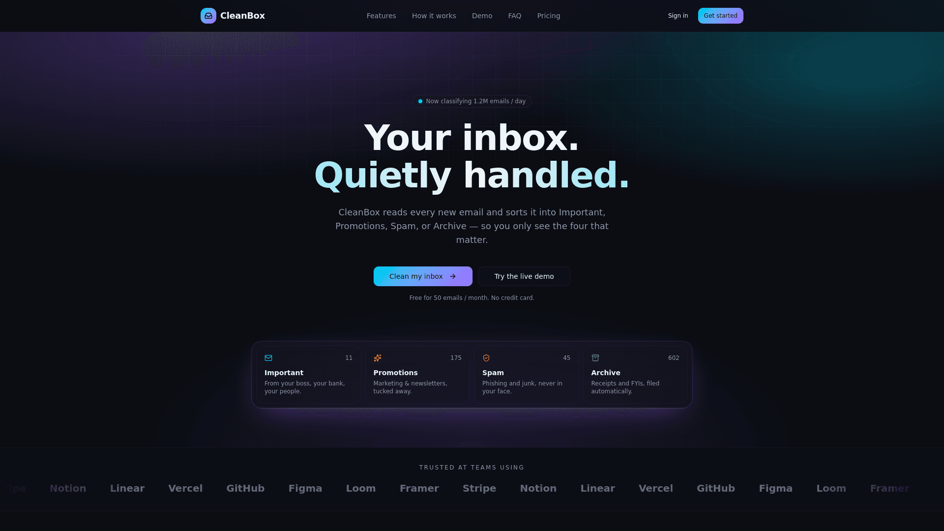 CleanBox screenshot