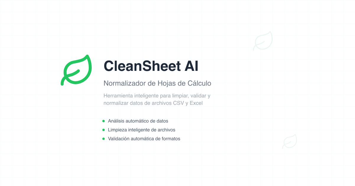 CleanSheet AI screenshot
