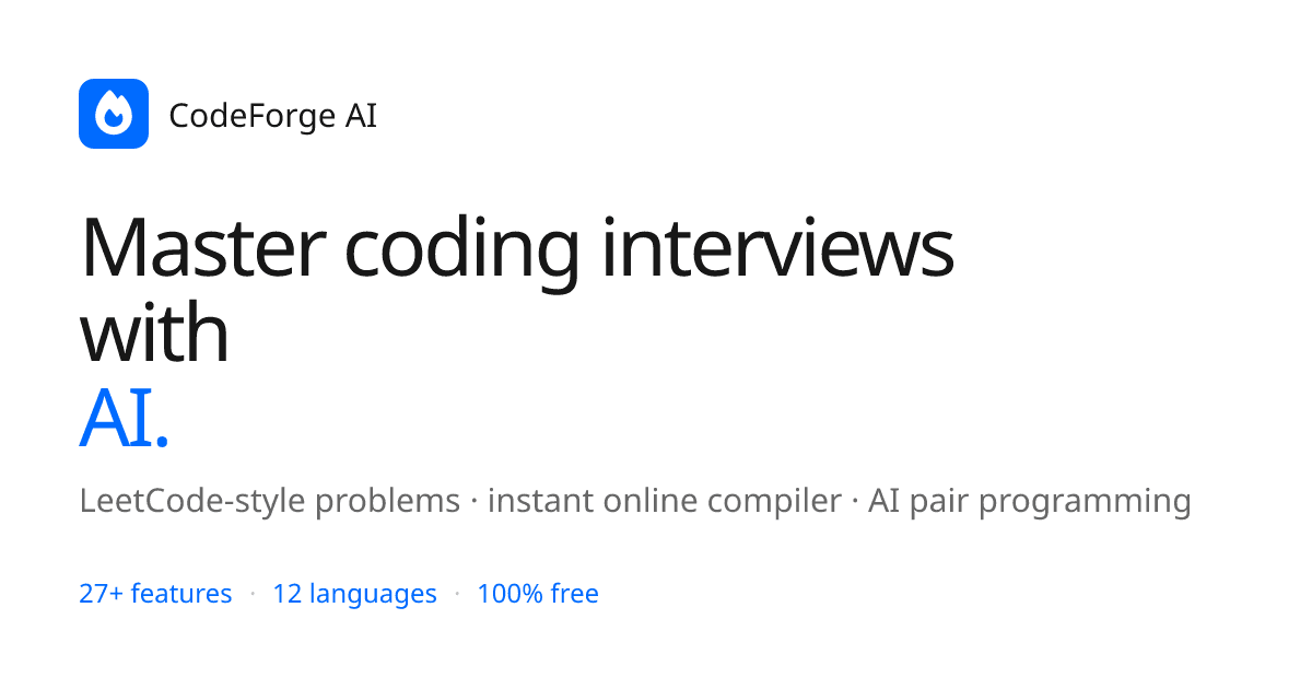 CodeForge AI screenshot