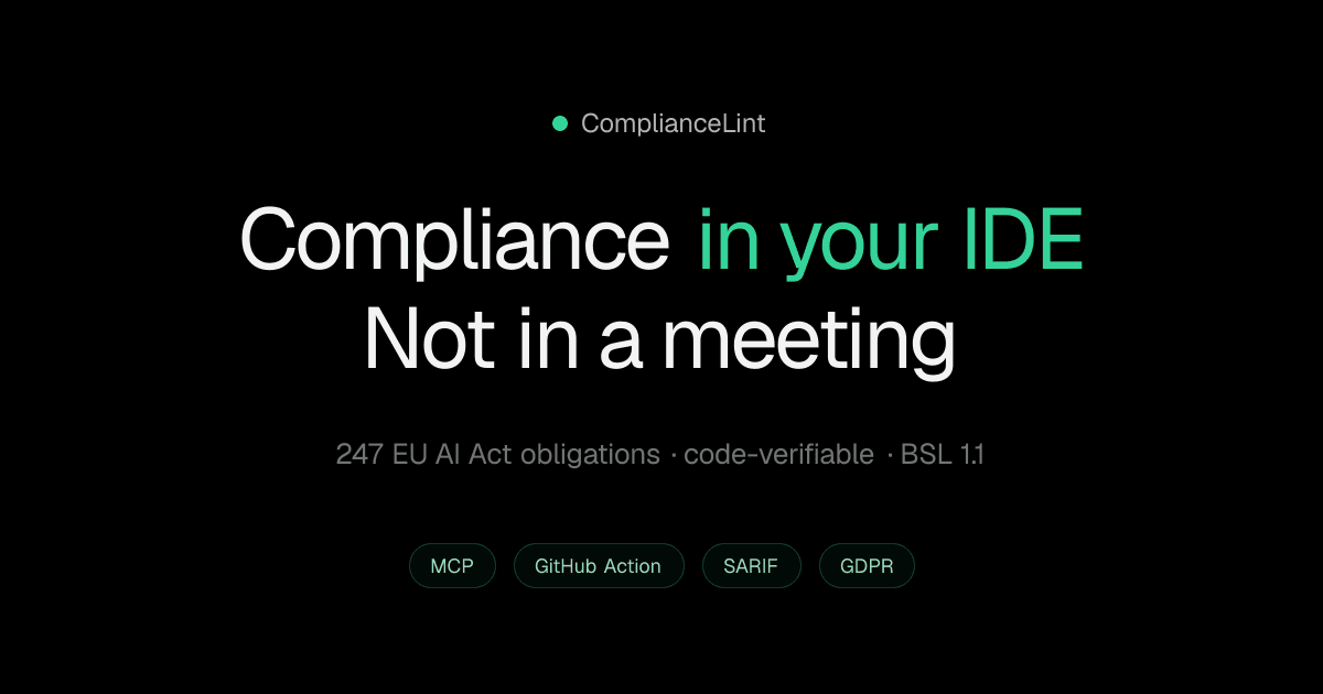 ComplianceLint screenshot