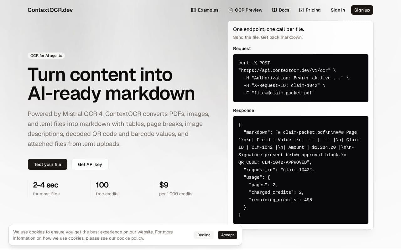 ContextOCR screenshot