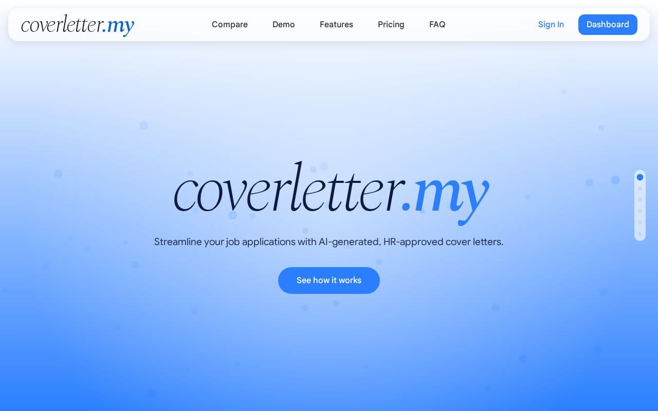 coverletter.my screenshot