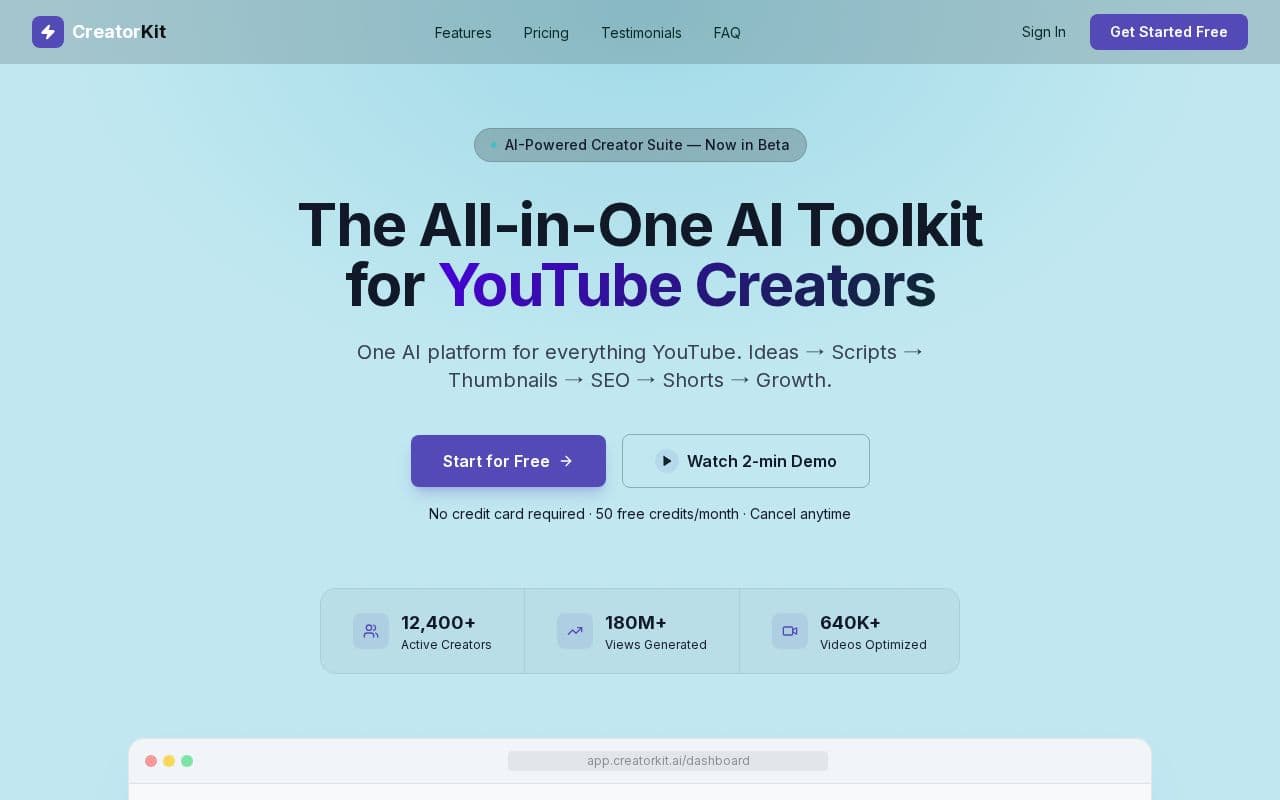 CreatorKit screenshot