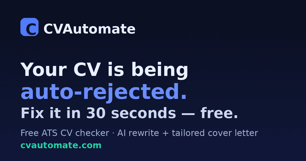 CVAutomate screenshot