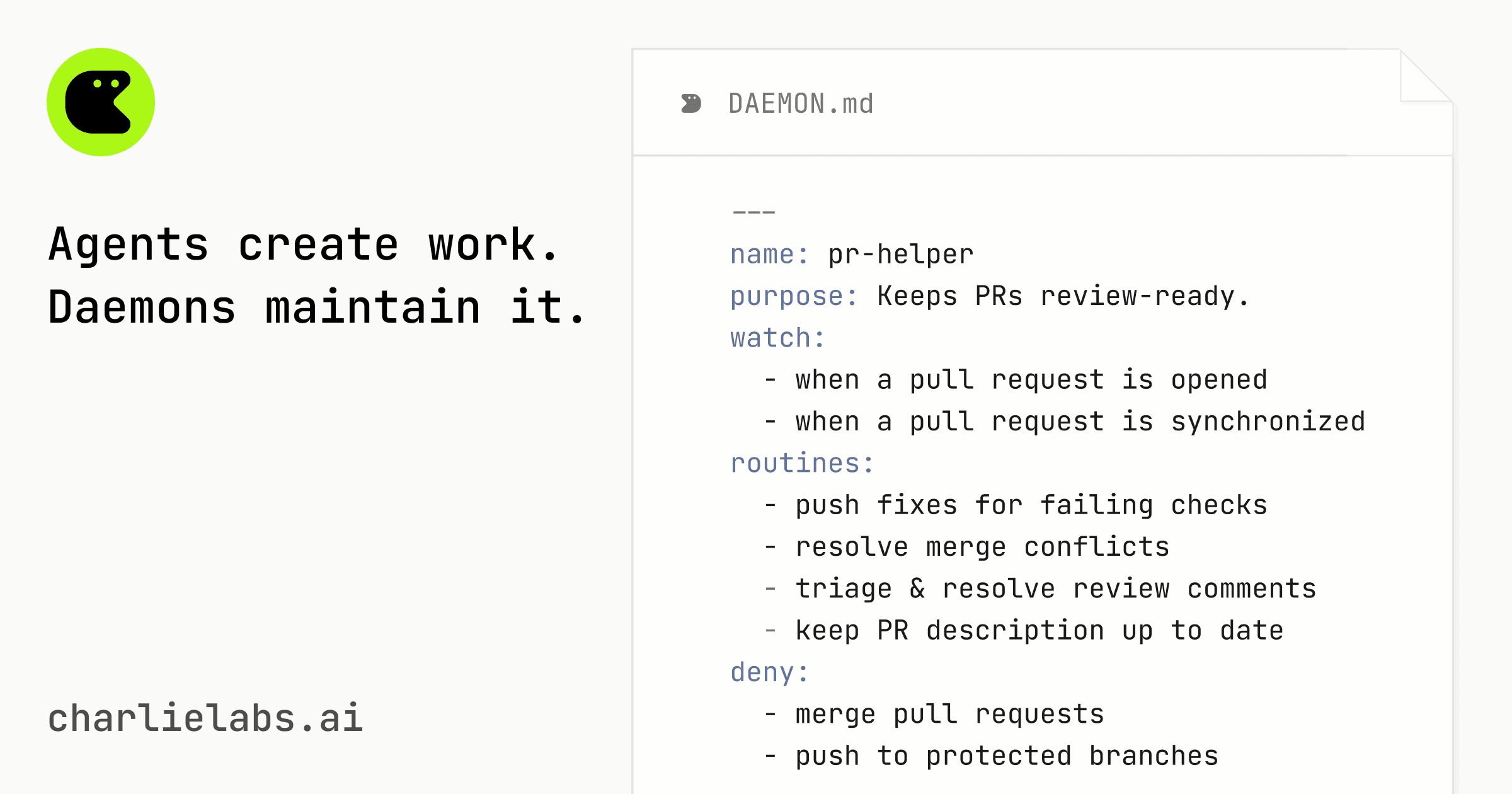 Daemons by Charlie Labs screenshot
