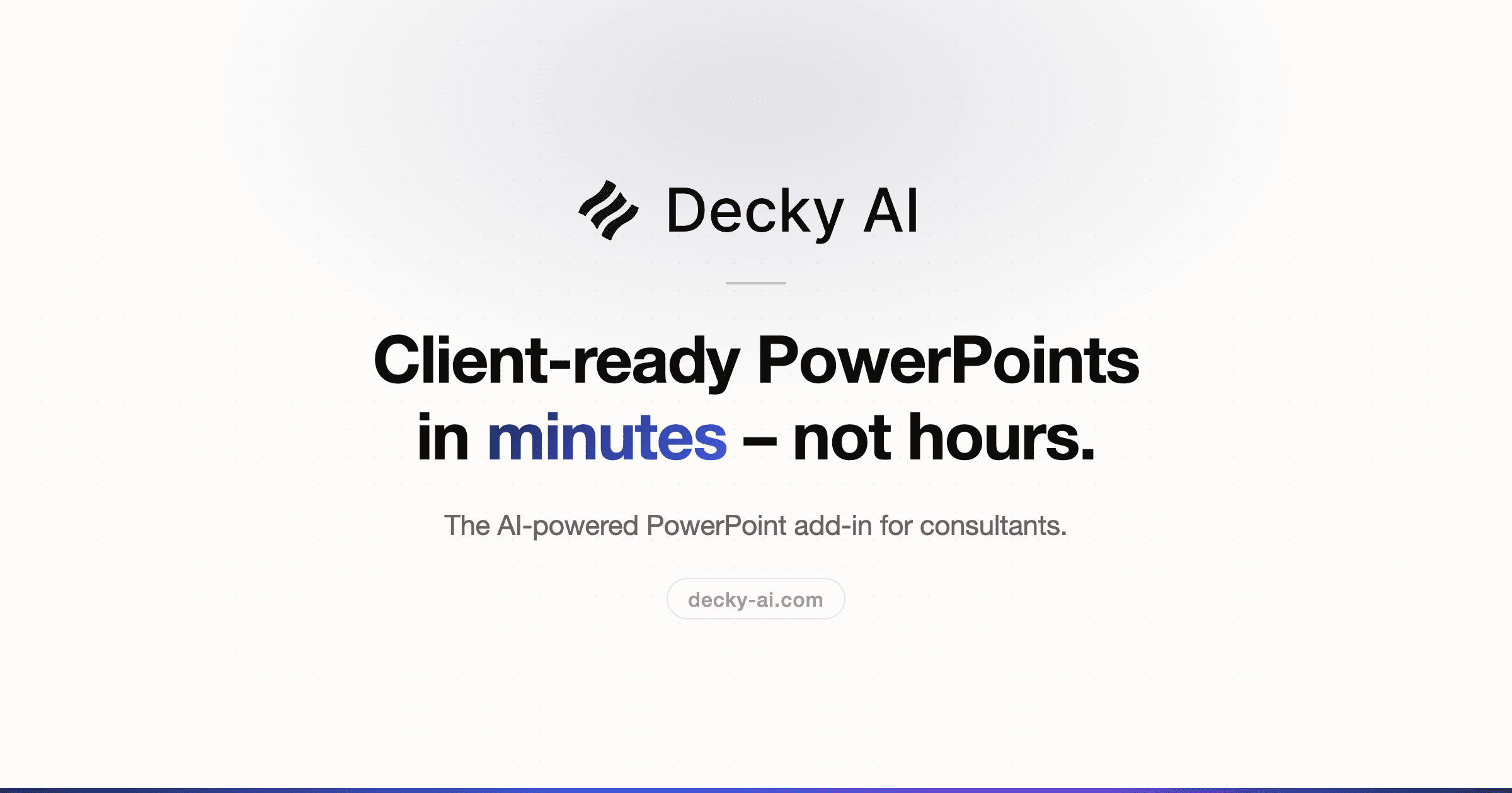 Decky AI for PowerPoint screenshot