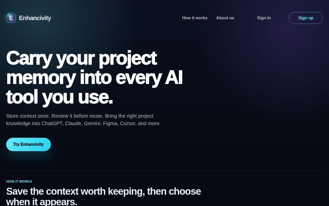 Enhancivity screenshot