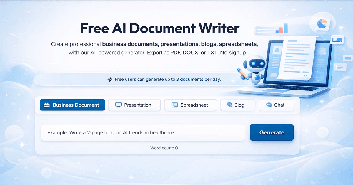 FDM AI Writer screenshot