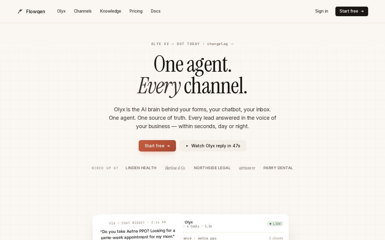 FlowQen screenshot