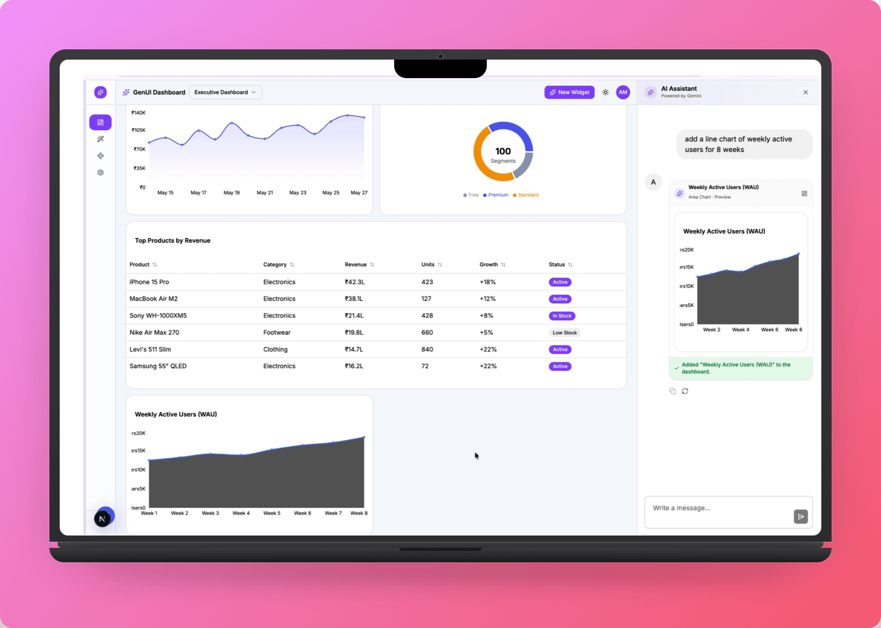 Generative UI Starter screenshot