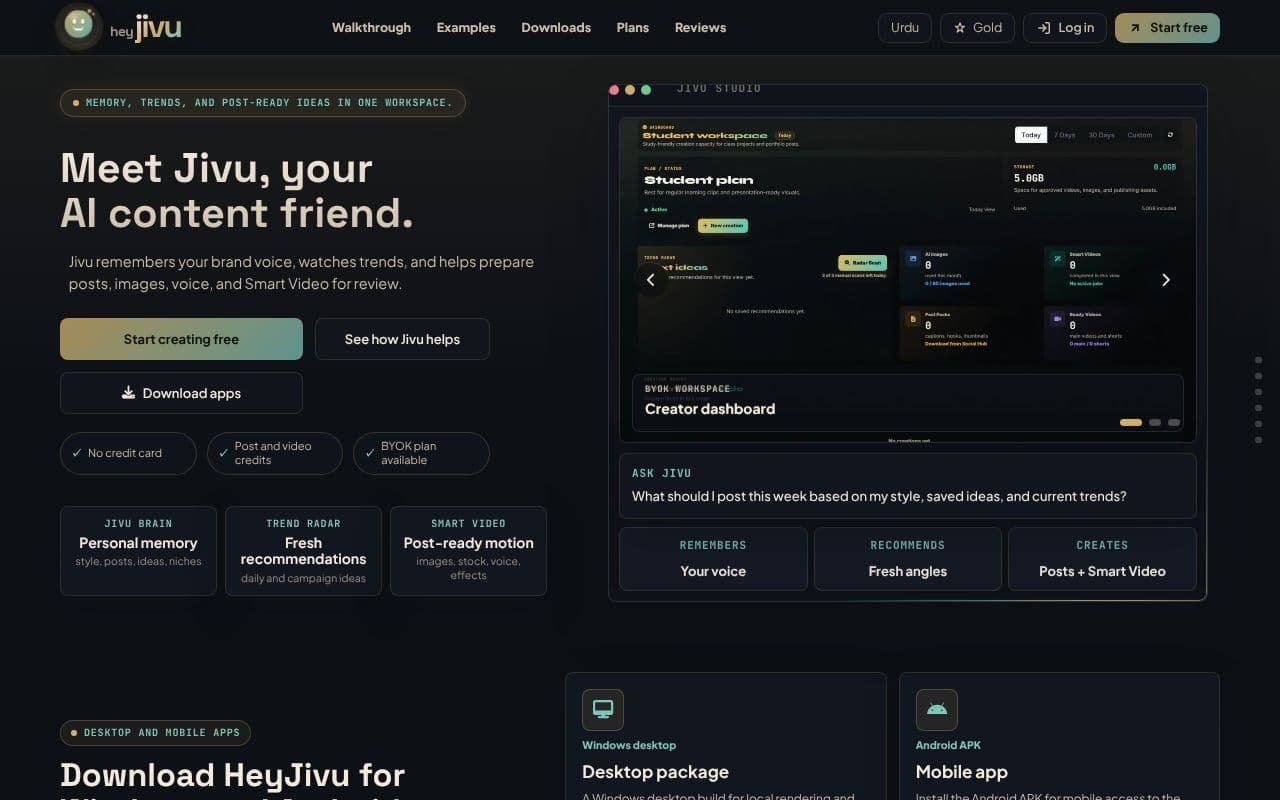 HeyJivu screenshot