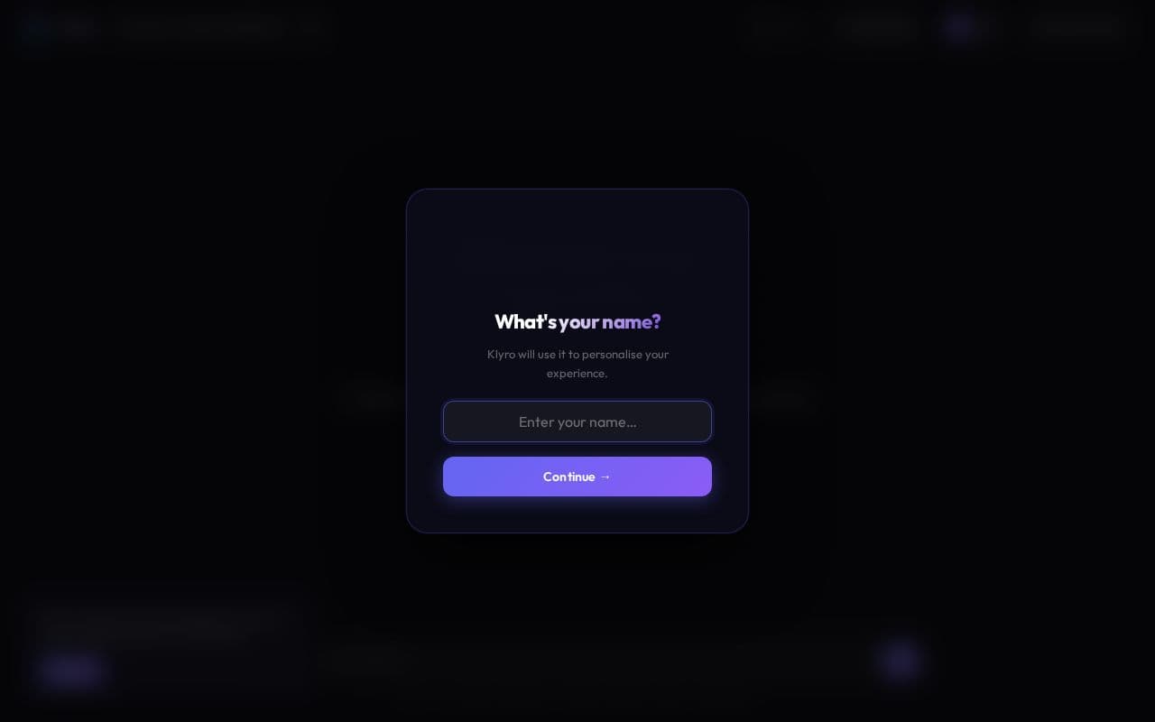 Klyro AI screenshot