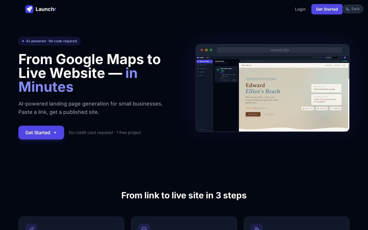 Launchr screenshot