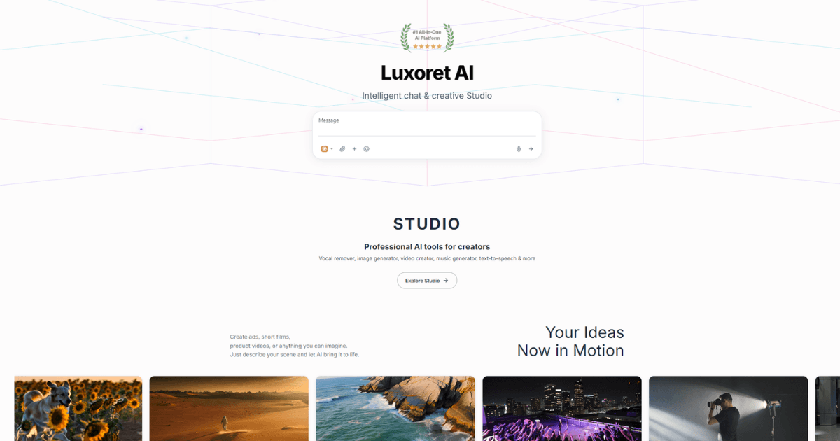Luxoret screenshot