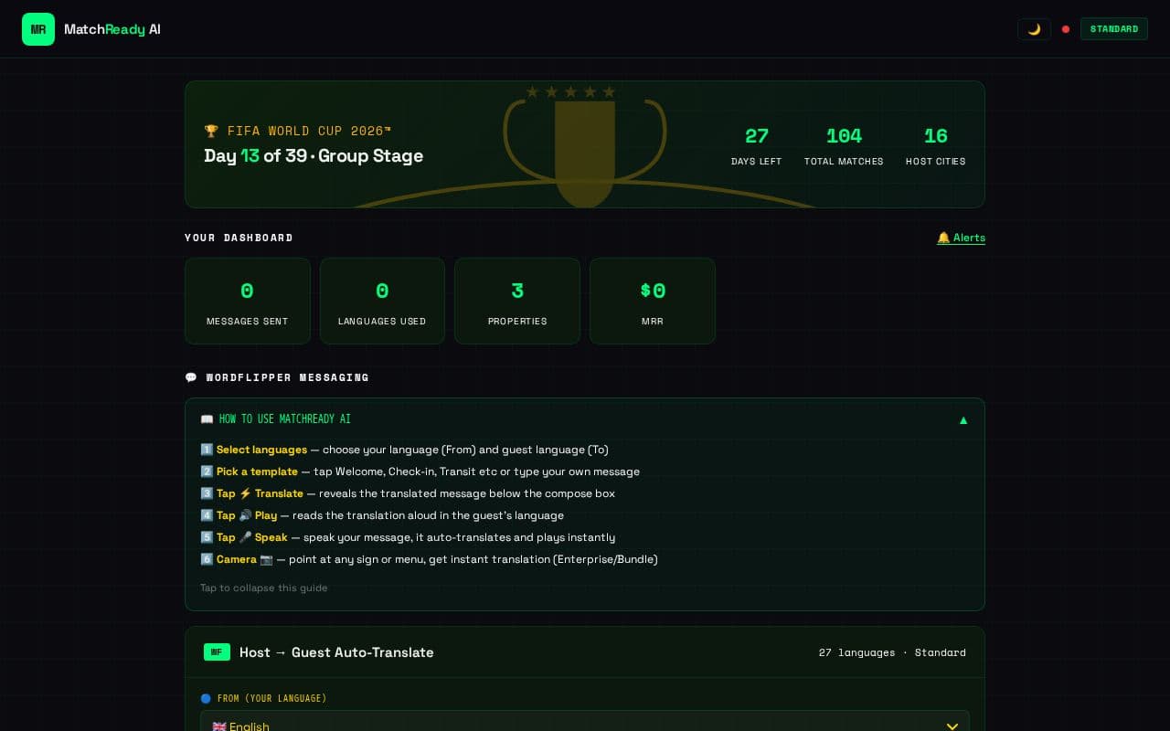 MatchReady AI screenshot
