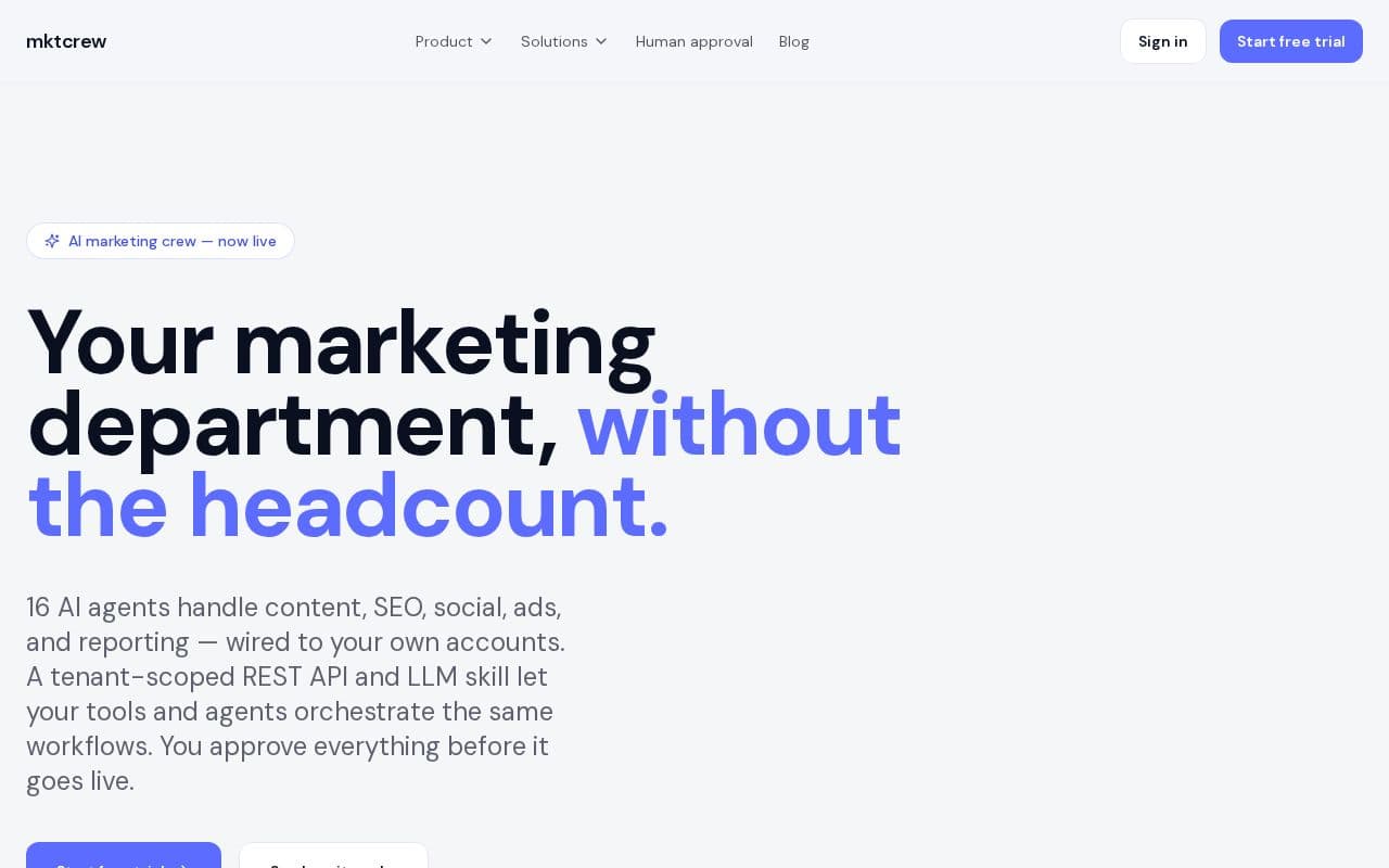 mktcrew screenshot