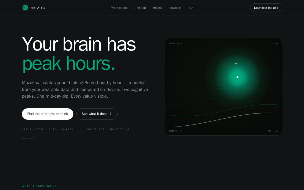 Mozok screenshot