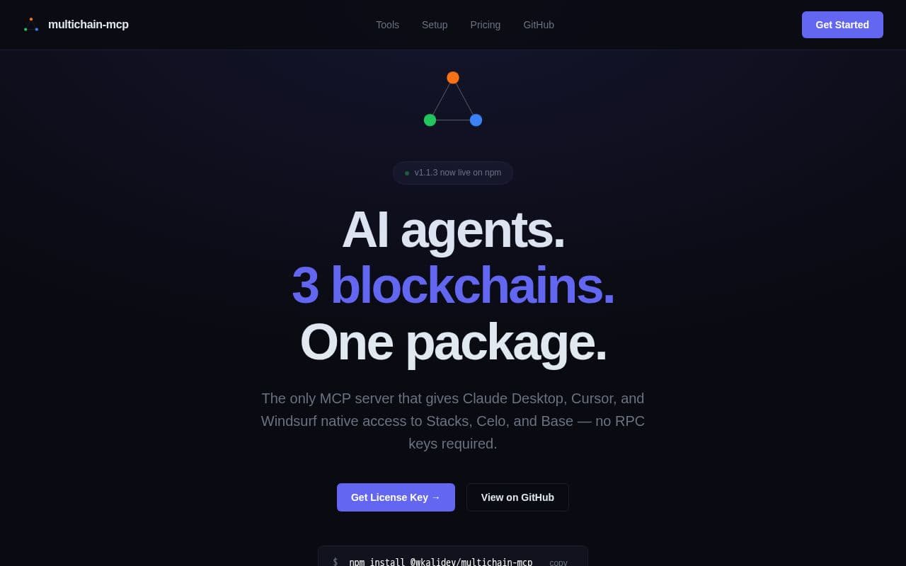 multichain-mcp screenshot