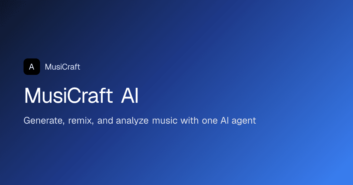 Musicraft AI screenshot