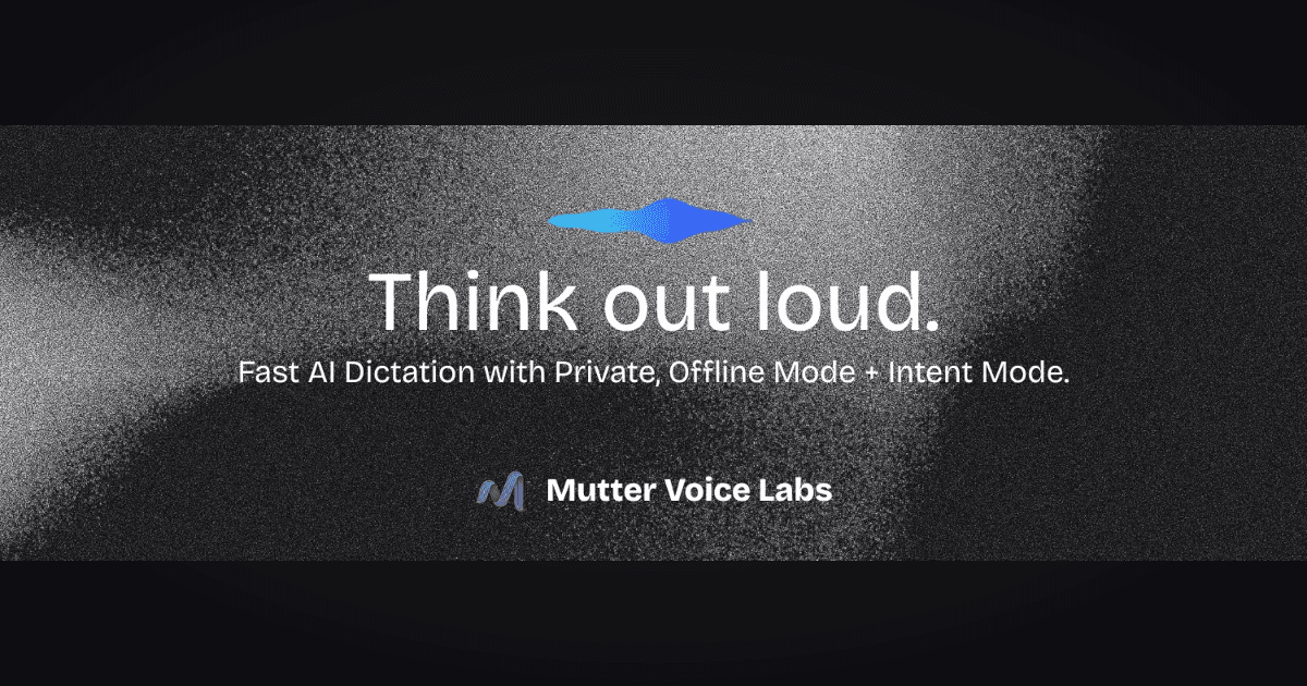 Mutter AI Dictation screenshot