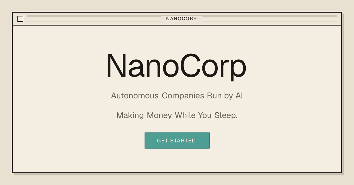NanoCorp screenshot