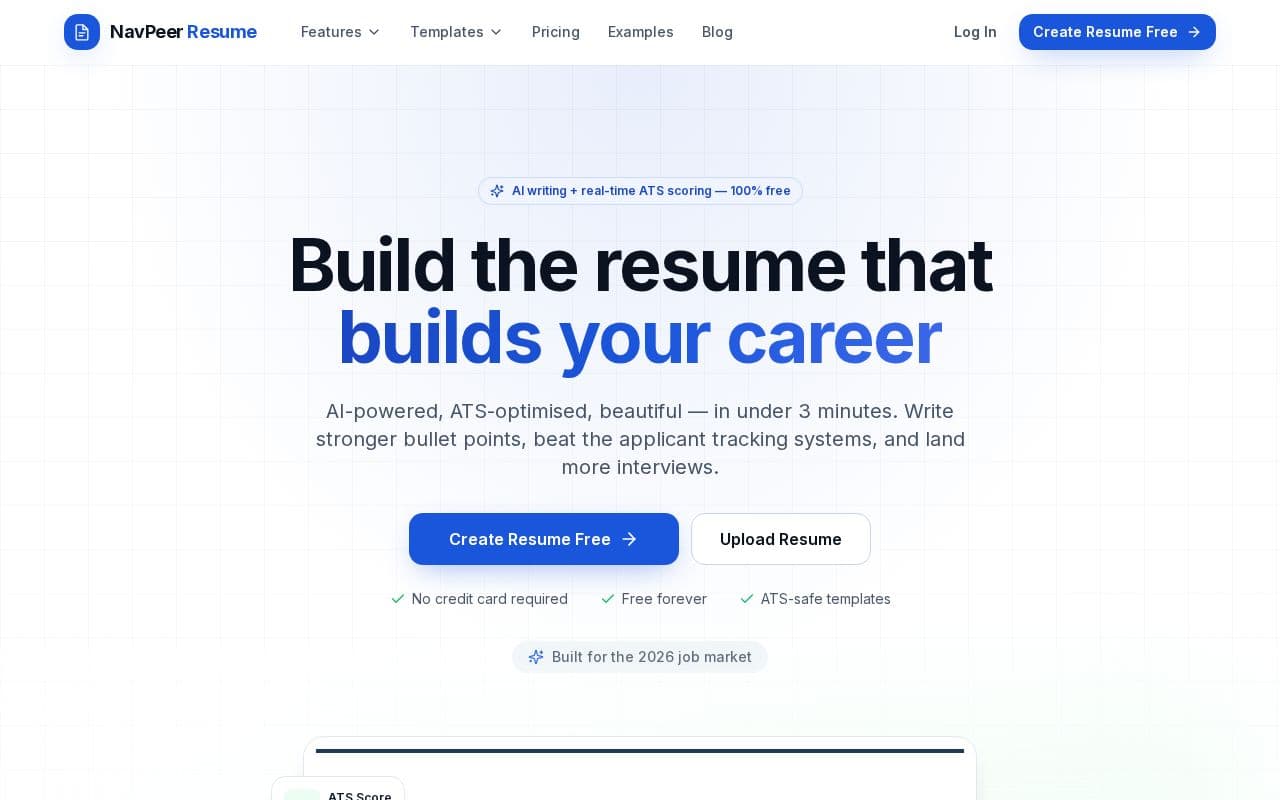 NavPeer Resume screenshot