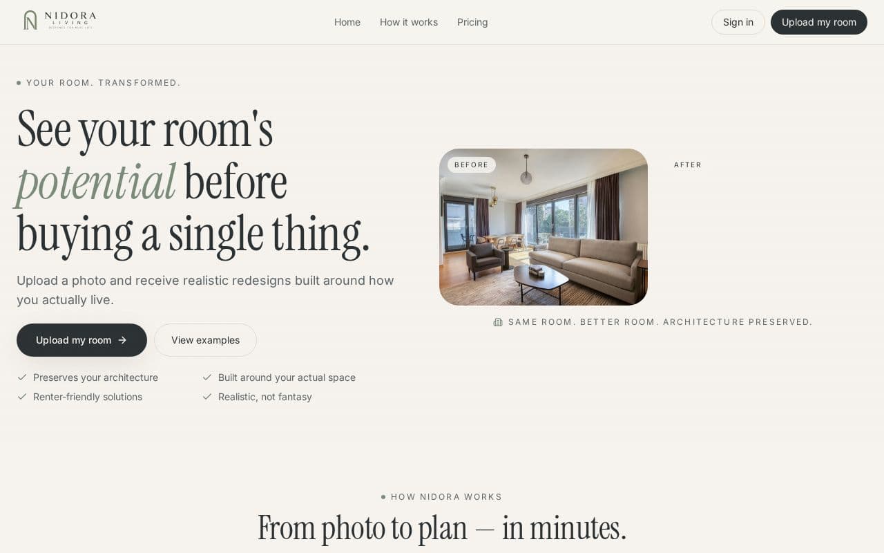 Nidora Living screenshot