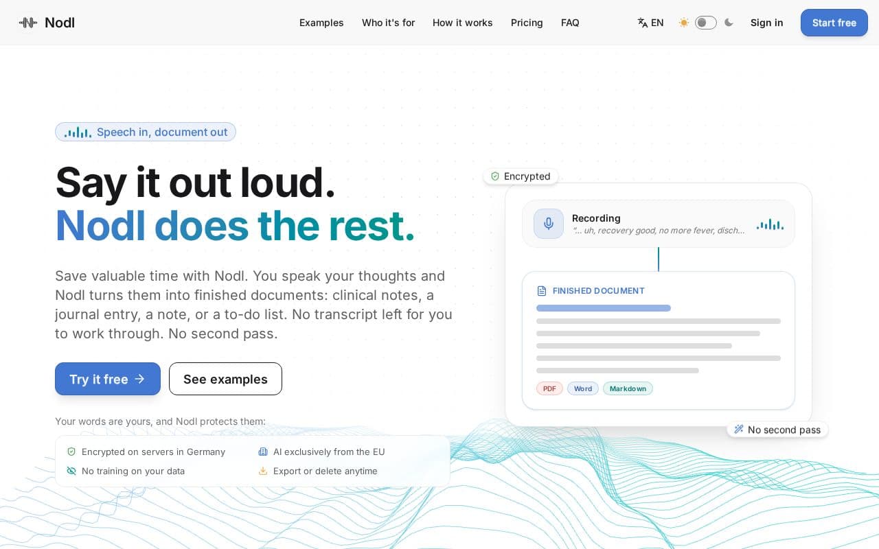 Nodl screenshot