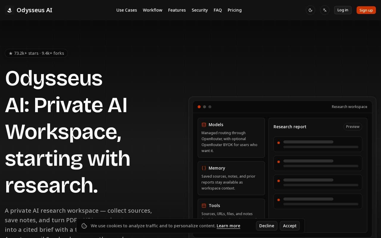 Odysseus AI screenshot