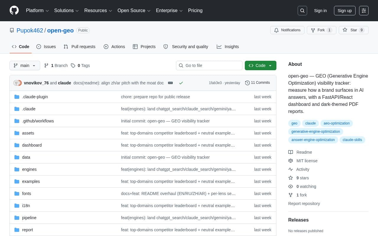 open-geo screenshot