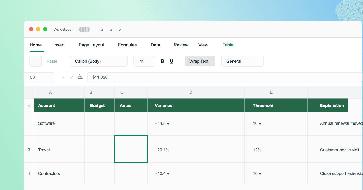 OpenWorkbook screenshot